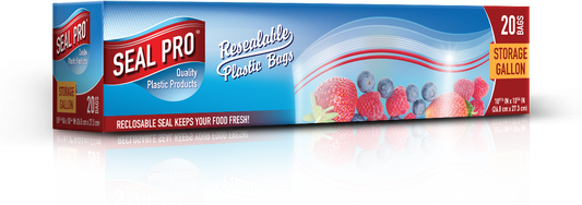 Zip-Lock Gallon Bags 'Seal Pro'