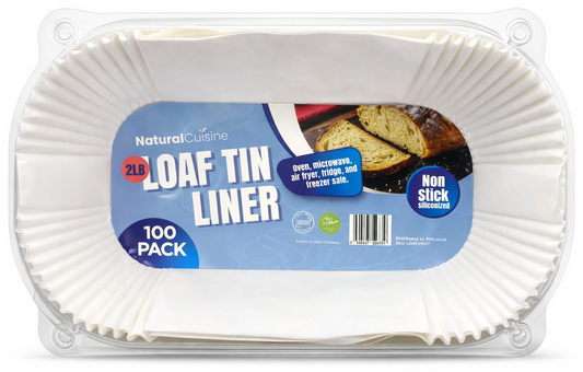 Loaf Tin Baking Paper Liners 2lb 54/100's