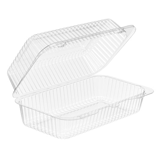 Plastic Containers 'Sure Lock' 56oz. Clear Hinged Lid