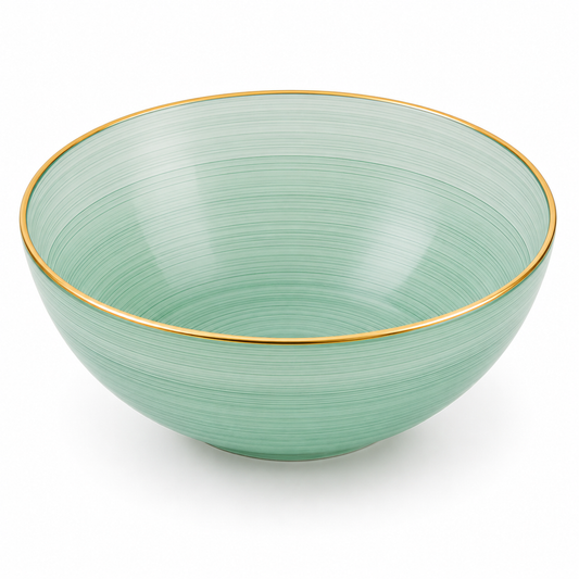 Regal Collection 6oz Bowl Green/Gold 'Superior' 12/10's