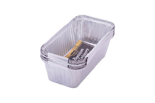 Packed Aluminum Containers 1 Litre 'Superior'