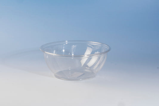 Plastic Swirl Bowl 10" Diameter 64oz with Swirl Lid 'Pactiv'