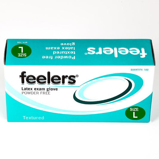 Feelers Latex Gloves Large Powder Free