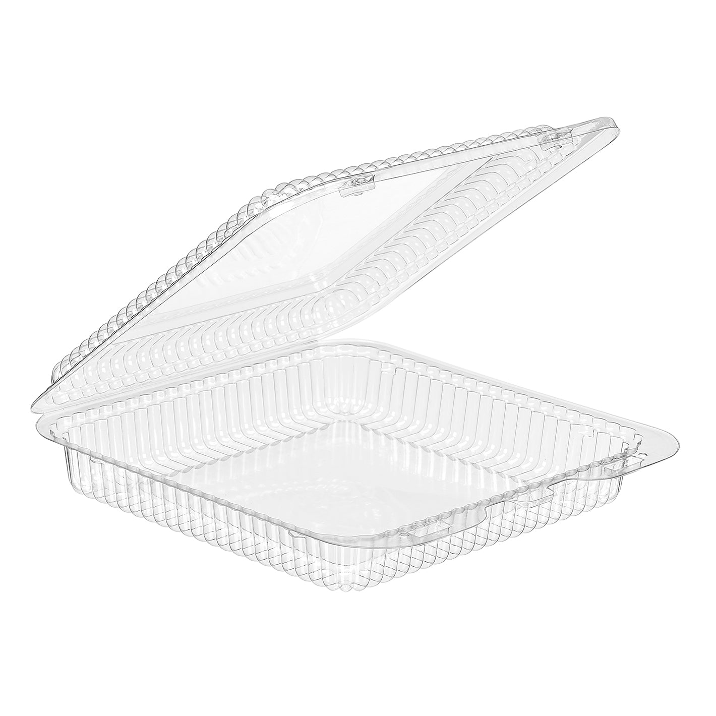 Plastic Containers Clear Flat 41oz "Surelock"