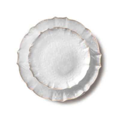 Deluxe Collection Combo 10 Packs Plates 7.5'+10.25' Clear/Gold 6/CS