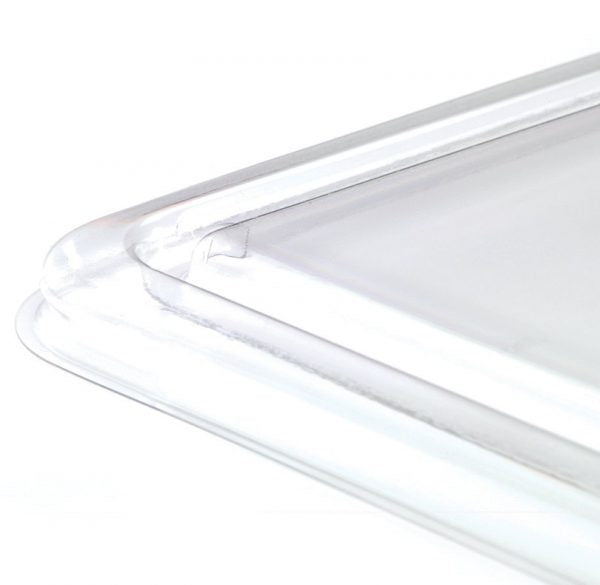 Lids For Plastic Containers "Fresh 'N' Clear" Clear Flat 24/32oz
