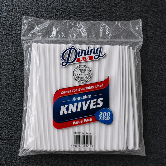 Plastic Knives White "Dining Plus"
