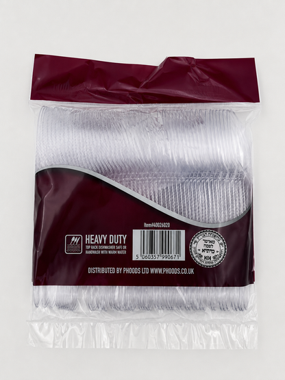 Plastic Spoons Clear Heavy Duty 'Splendid' 20/50's
