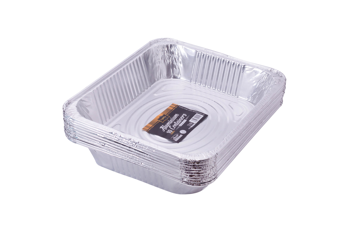 Packed Aluminium Containers 9/13 'Superior'