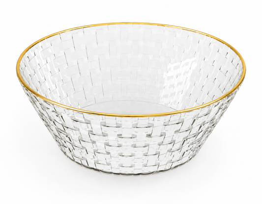 Woven Collection 12oz Clear/Gold 'Superior' 12/10s