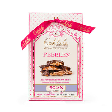 Ooh La La Pecan Pebbles In Dark Chocolate 150g