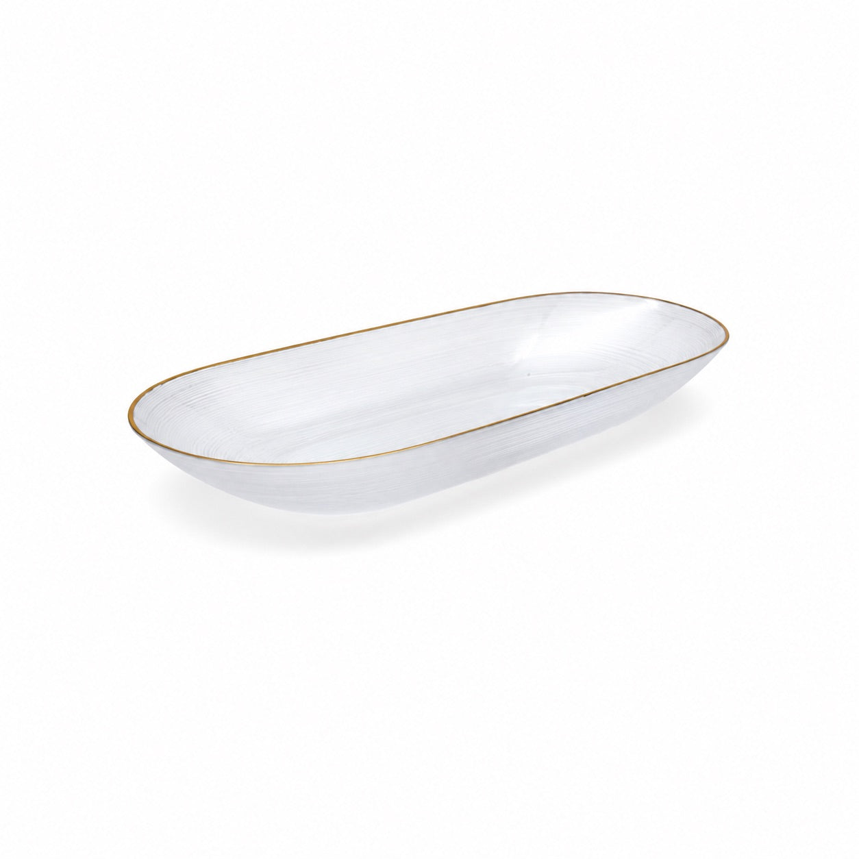Regal Trays Collection 9.5' Pearl & Gold Rim 'Superior' 48/1s