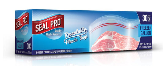Zip-Lock Gallon Freezer Bags 'Seal Pro'