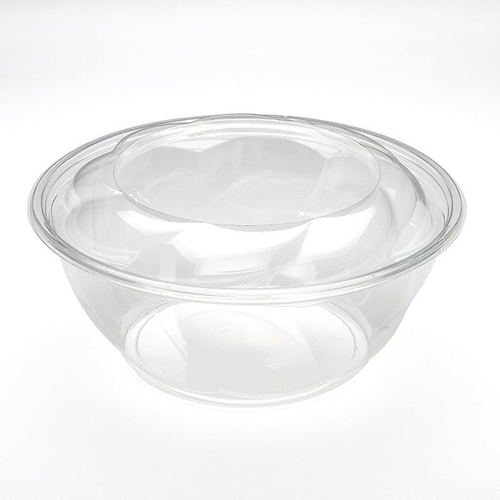 Plastic Swirl Bowl 10" Diameter 96oz with Swirl Lid