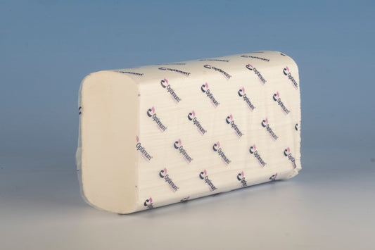 Hand Towels Z Fold 215mm x 240mm 'Optimum' 2 Ply White (12/242's)