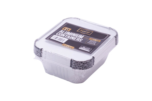 Aluminium Containers Packed 0.5 Litre 'Superior'