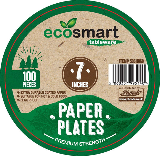 Paper Plates 7" 'Eco Smart'