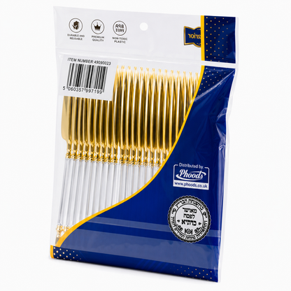 Superior Small Forks Gold Silver Gold