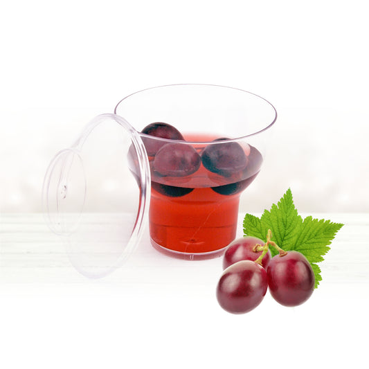 Plastic Clear Mini Pedestal Dish 3oz