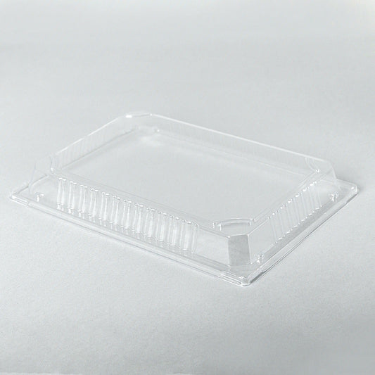 Plastic Clear Sushi Lid for 025 (255mm x 185mm x 23mm)