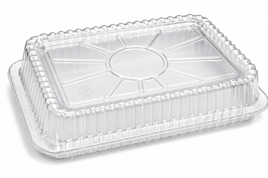 Plastic Dome Clear Lids For 0.5 Litre 1000/CS