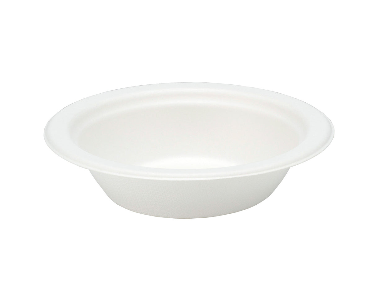 White Bagasse 12oz Bowls 'Ecosmart'
