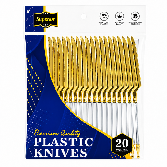Superior Knifes Gold Silver Gold