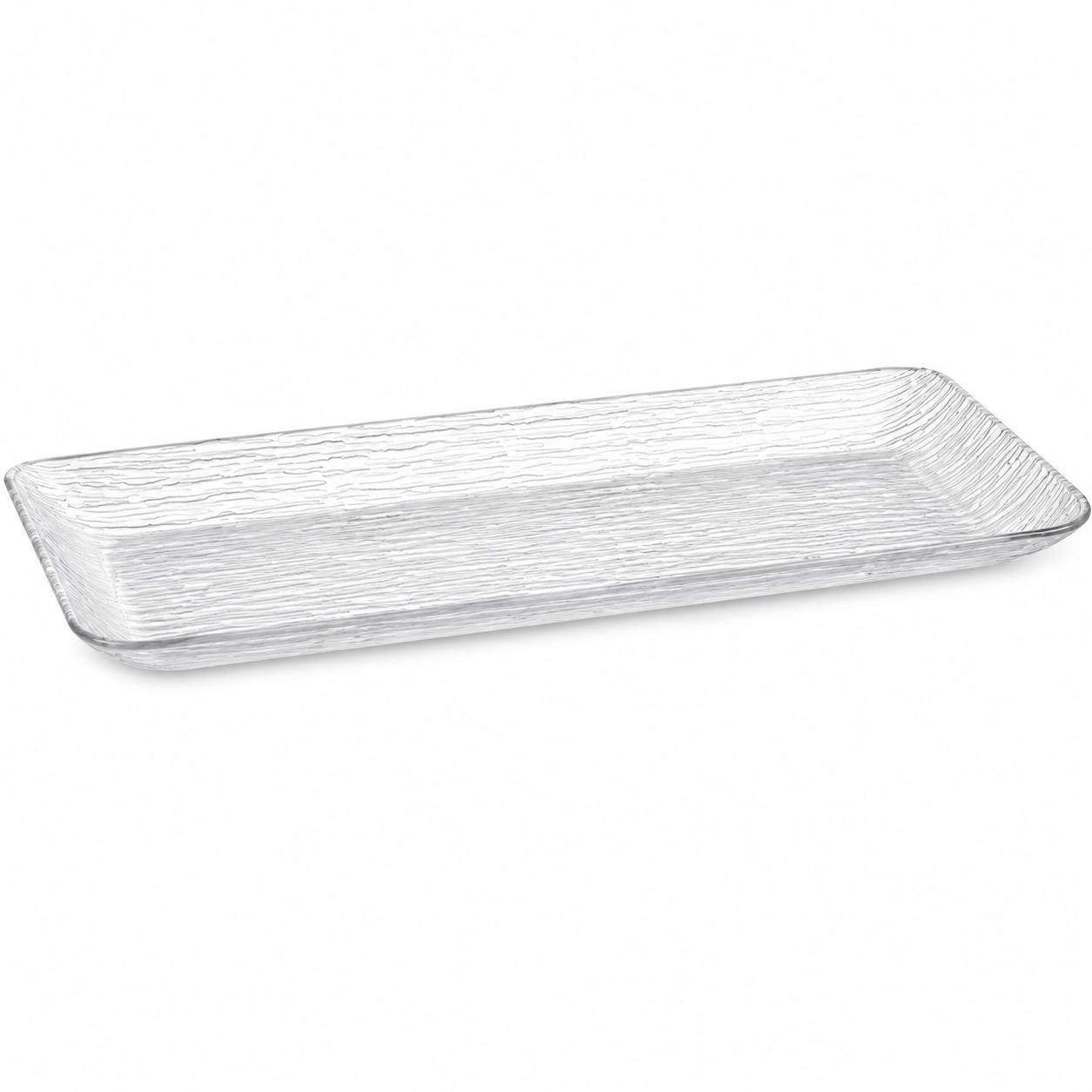 Wood Style Trays Large Clear 43x23cm 'Superior' 25/CS
