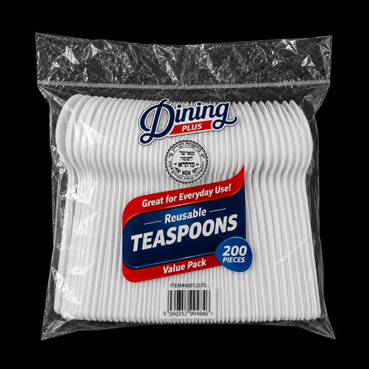 Plastic Teaspoons White 'Dining Plus' 10/200's