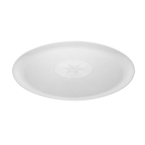 Plastic Tray Round Clear 12"