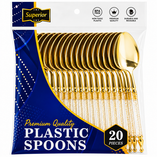 Superior Spoons Gold Glitter Gold