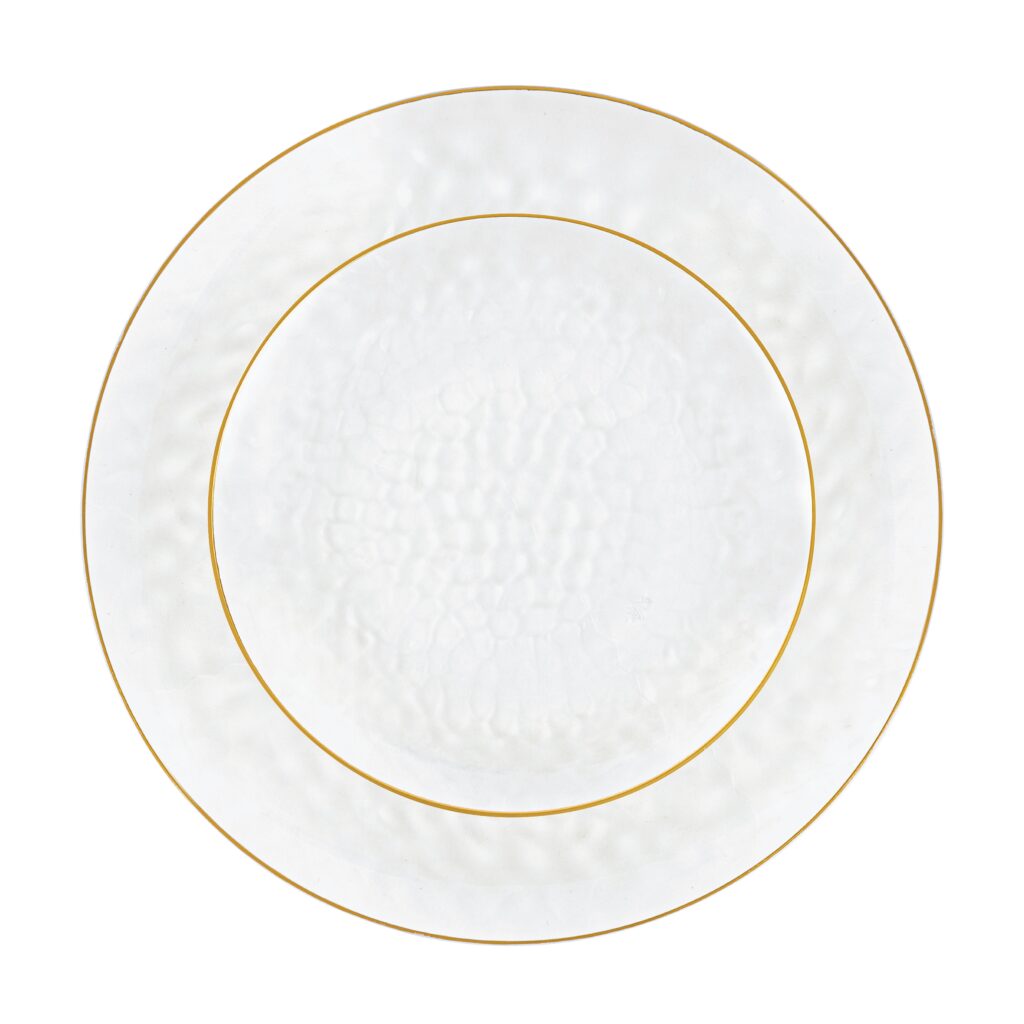 Hammered Collection 7'+10' Clear/Gold Combo Pack 10+10 'Superior' 6/CS