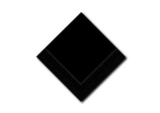 Premium Napkins Black 33cm 'Combinations'
