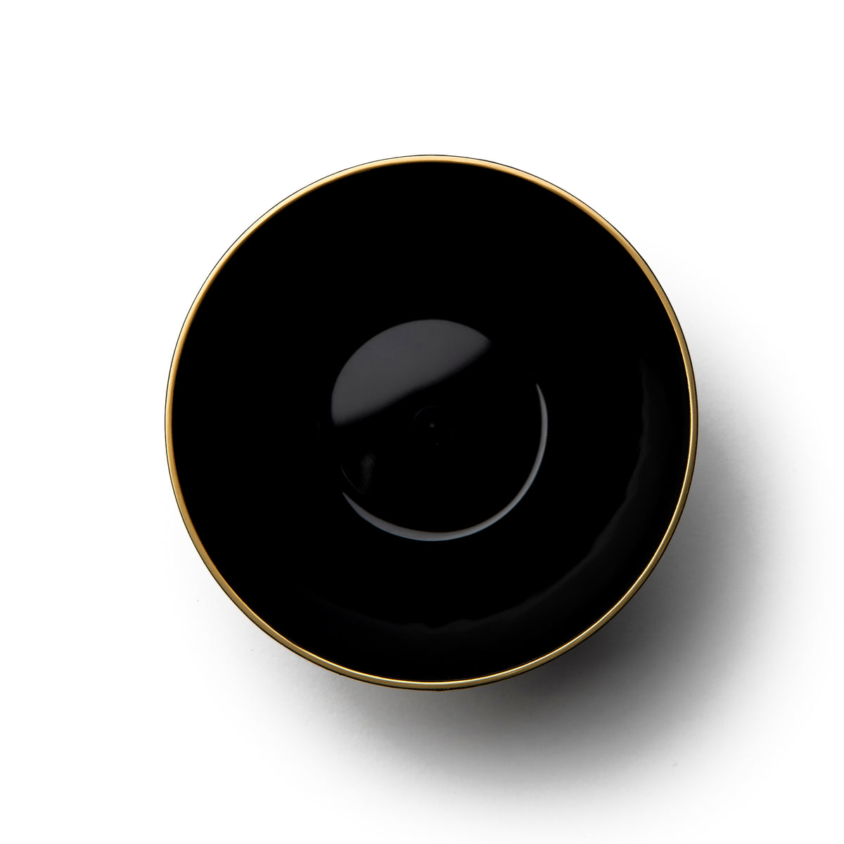 Bowls 6oz Black/Gold 'Decor'