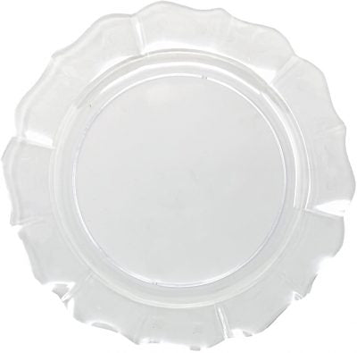Plate 7" Clear 'Decor'