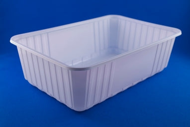 Plastic Containers 2700cc (270/80) Rect White