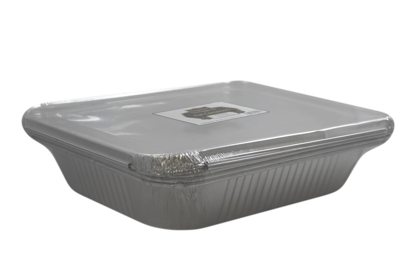 Aluminium Containers Packed 9/13 With Lids 'Superior'