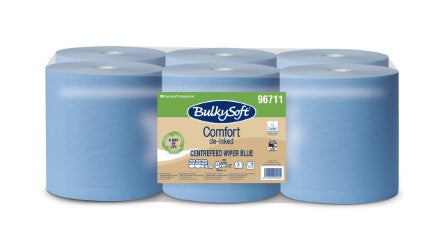Centrefeed Blue 'BulkySoft' 150m 6's
