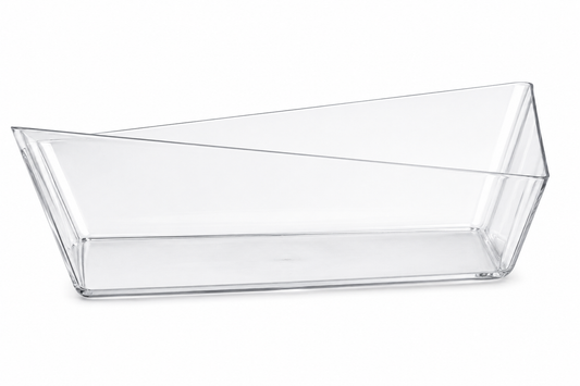Clear Flat Salad Bowl 29x18.5x9.7cm 40oz 'Superior' 50/CS