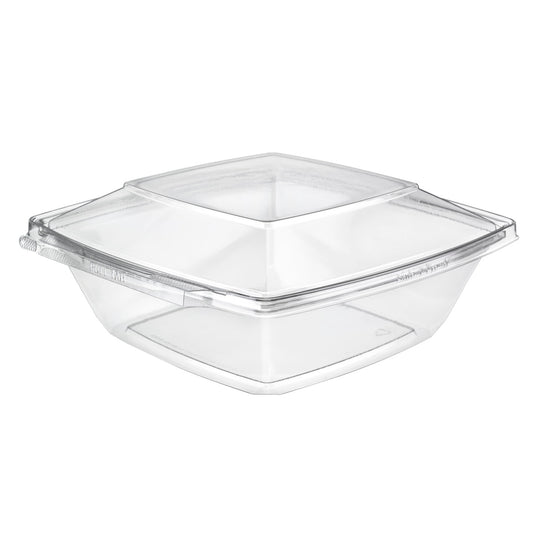 Plastic Containers Clear With Hinged Lid Pagodaware 64oz
