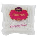 Plastic Forks White 'Choice'