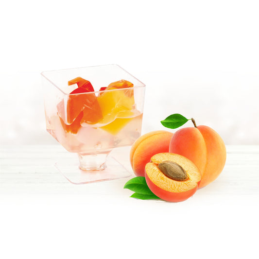 Plastic Clear Mini Square Mousse Cup 2oz