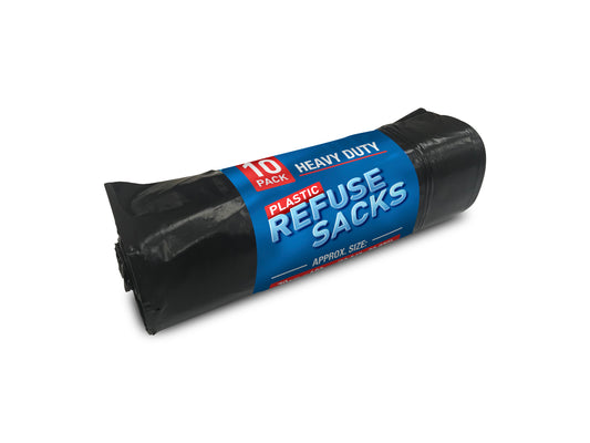Black Bags Heavy Duty Refuse Sacks Roll 'PlastiPro'