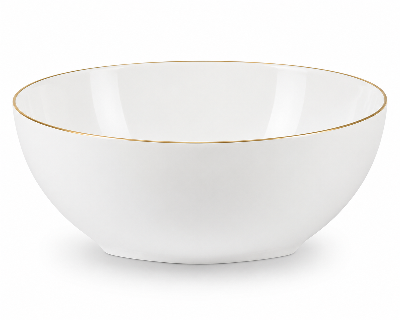 Signature Collection 12oz Bowl White/Gold 'Superior' 12/10's