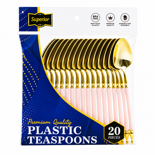 Superior Teaspoons Gold Pink Gold