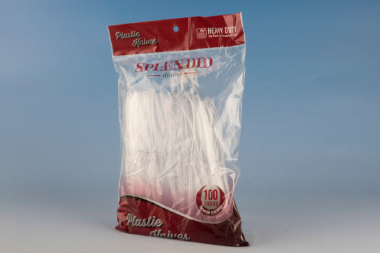 Plastic Knives Clear Heavy Duty 'Splendid'