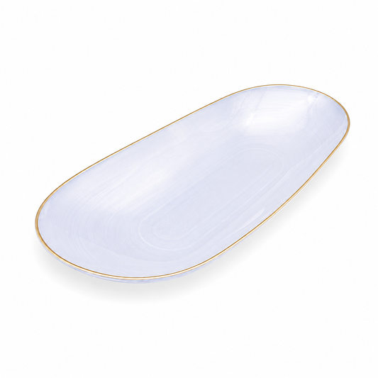 Regal Trays Collection 11' Pearl & Gold Rim 'Superior' 48/1s