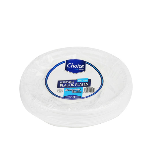 Plastic Plates 7' (170mm) "Choice Dining"