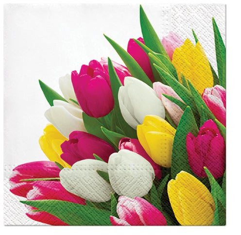 Design Napkins Bunch Of Tulips 'Paw'