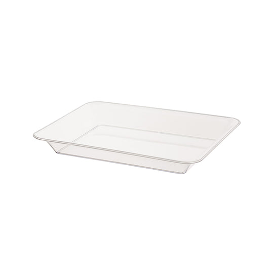 Plastic Tray Clear Sided 9"x13" 'Decor'